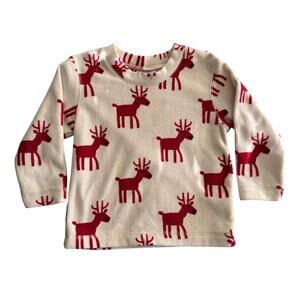 Hanna Andersson Fleece Reindeer Pullover Kid's